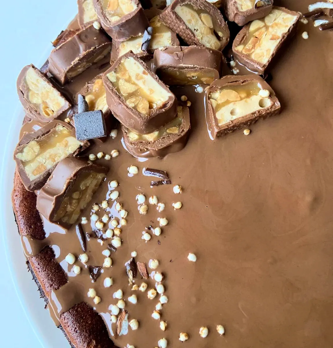 Tobulas varškės ir šokoladinio riešutų kremo pyragas