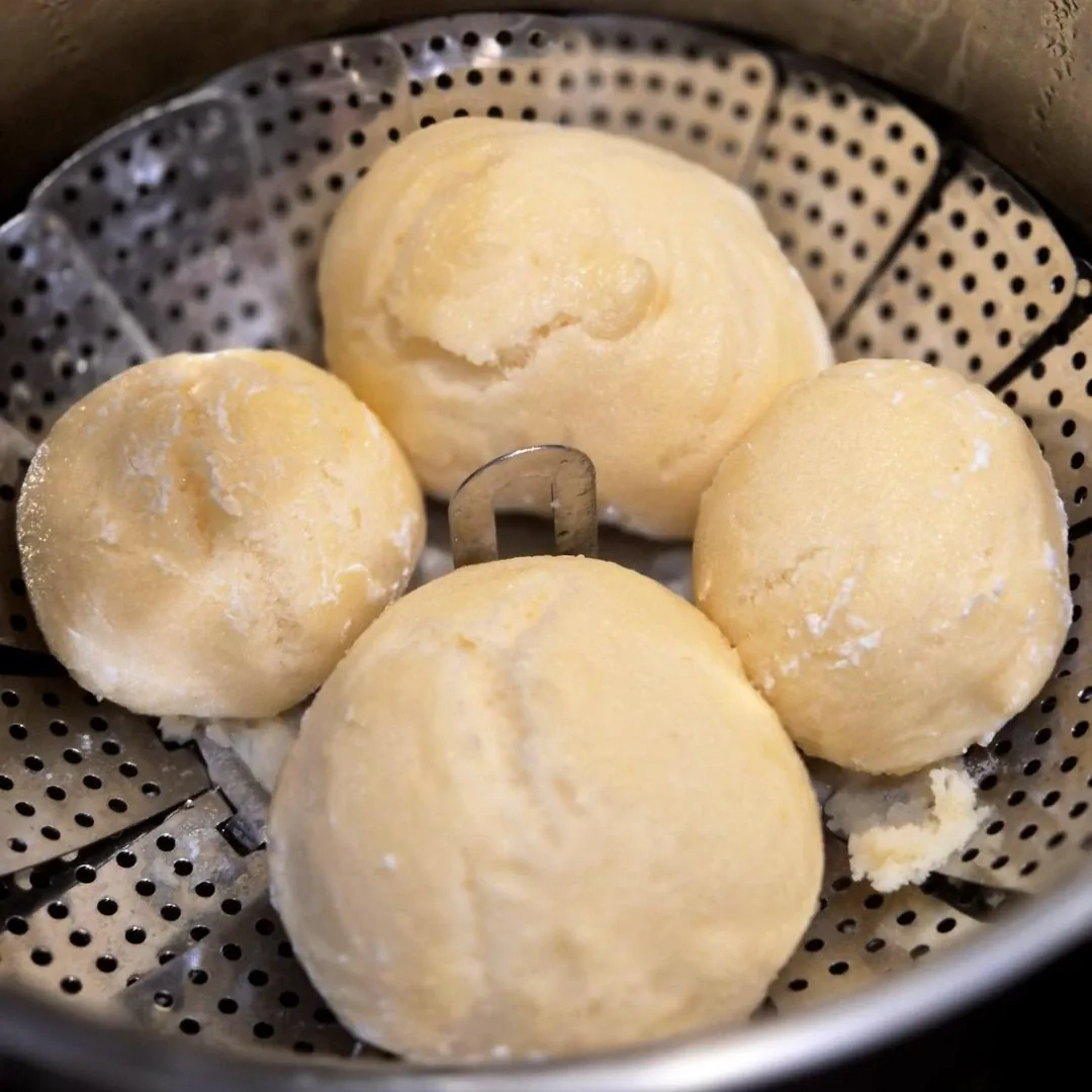 Bezglutenowe buchty na parze