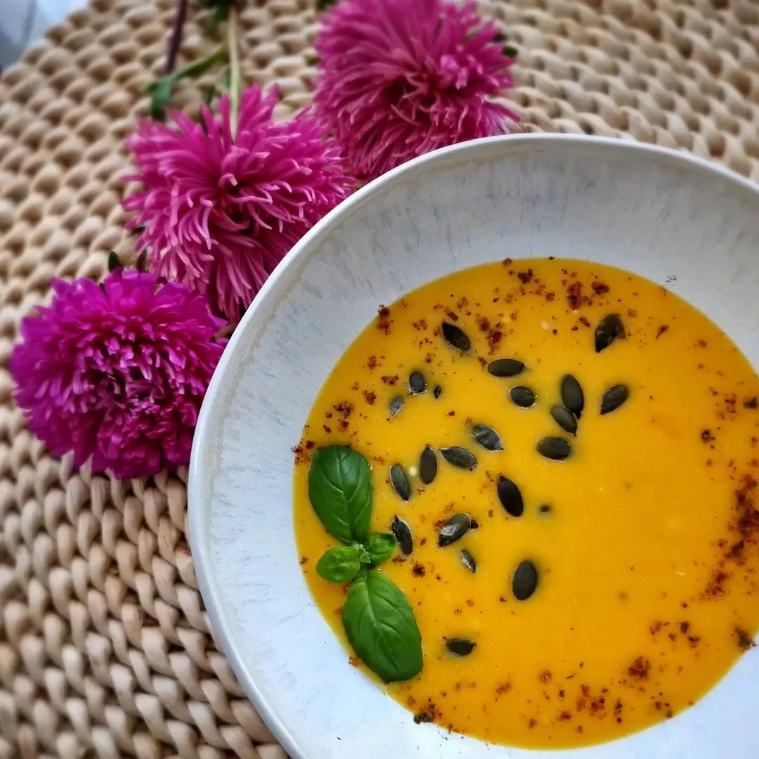 Ķirbju zupa ar krēmsieru