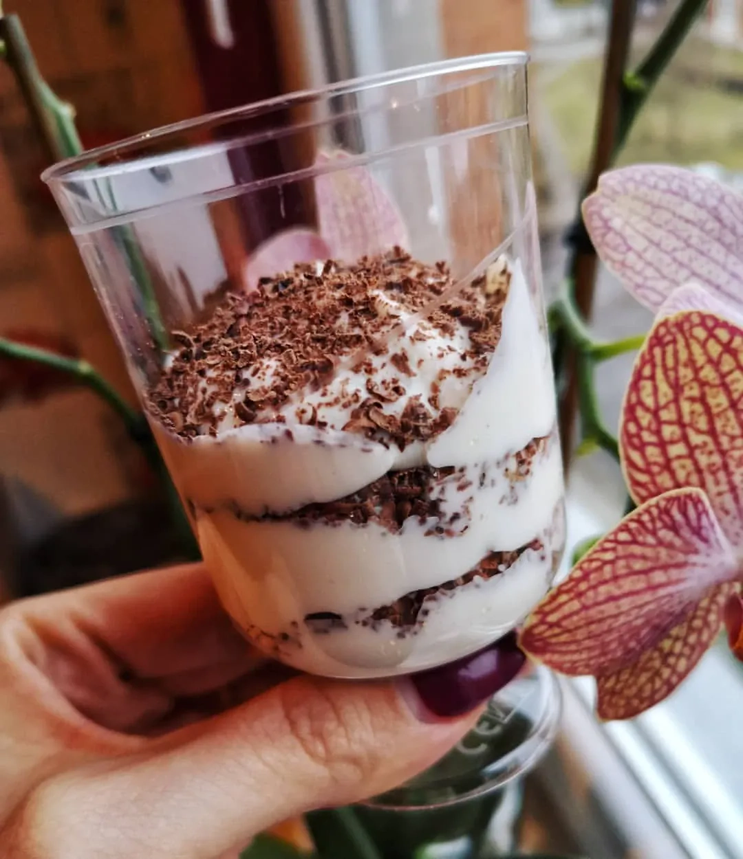 Sveikas tiramisu su rikotos ir varškės sluoksniais