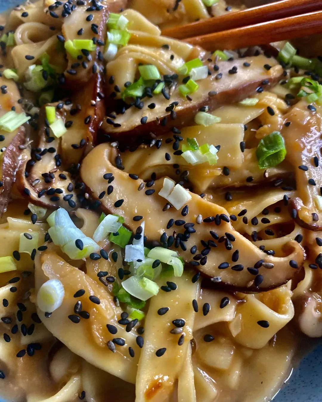 Makaronai su shiitake grybais