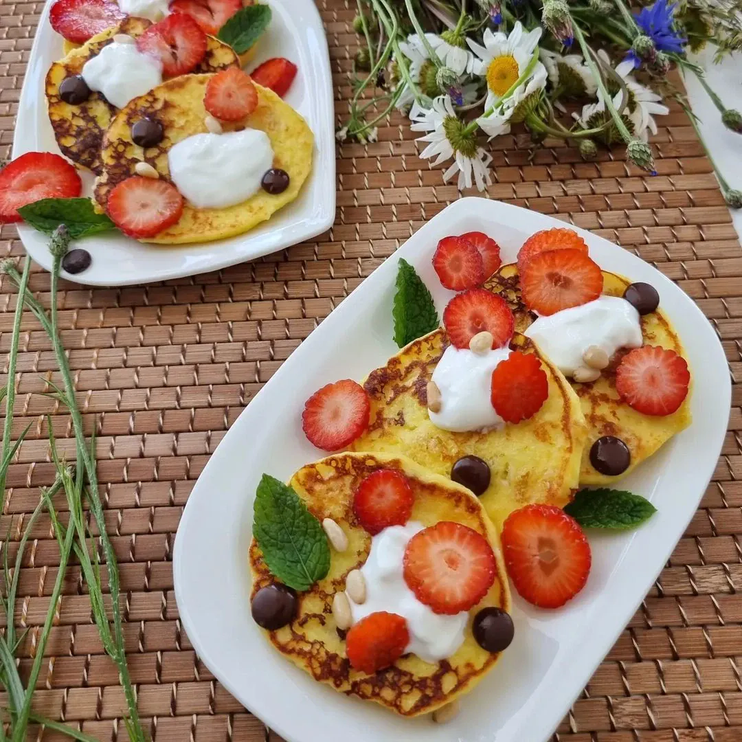 Biezpiena plācenīši ar žāvētām aprikozēm 🤩