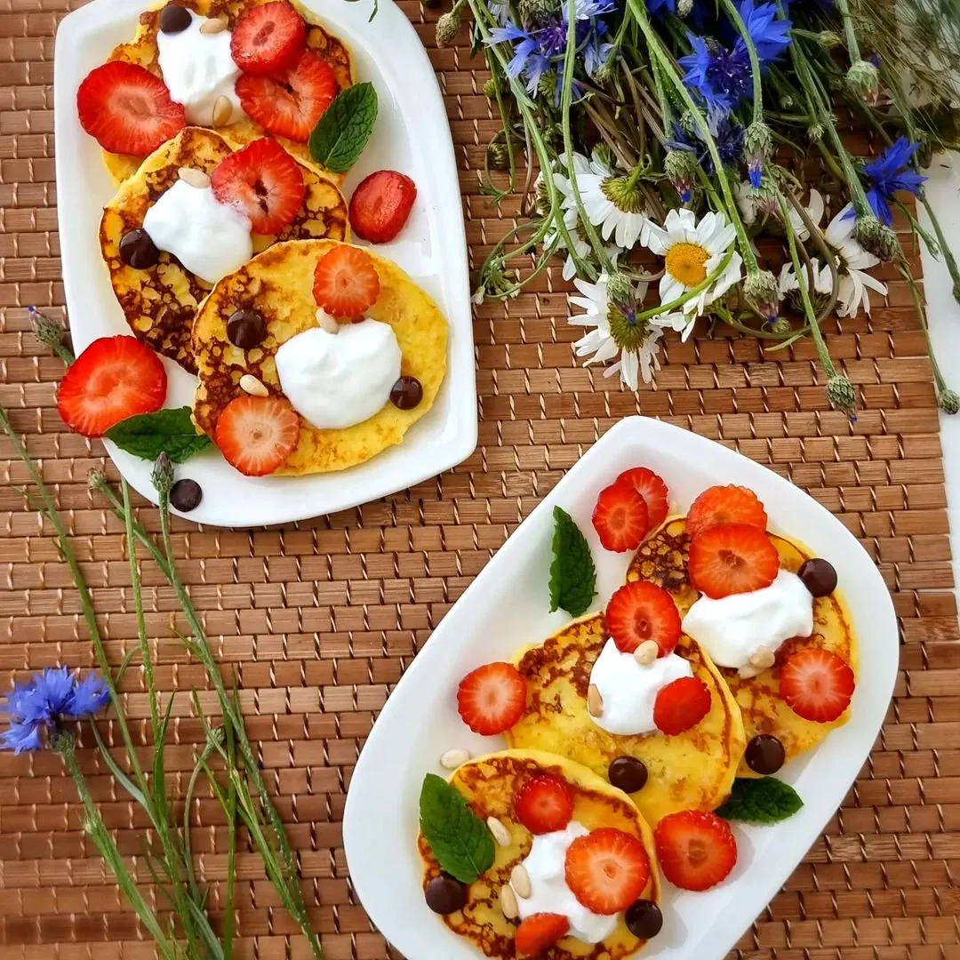 Biezpiena plācenīši ar žāvētām aprikozēm 🤩