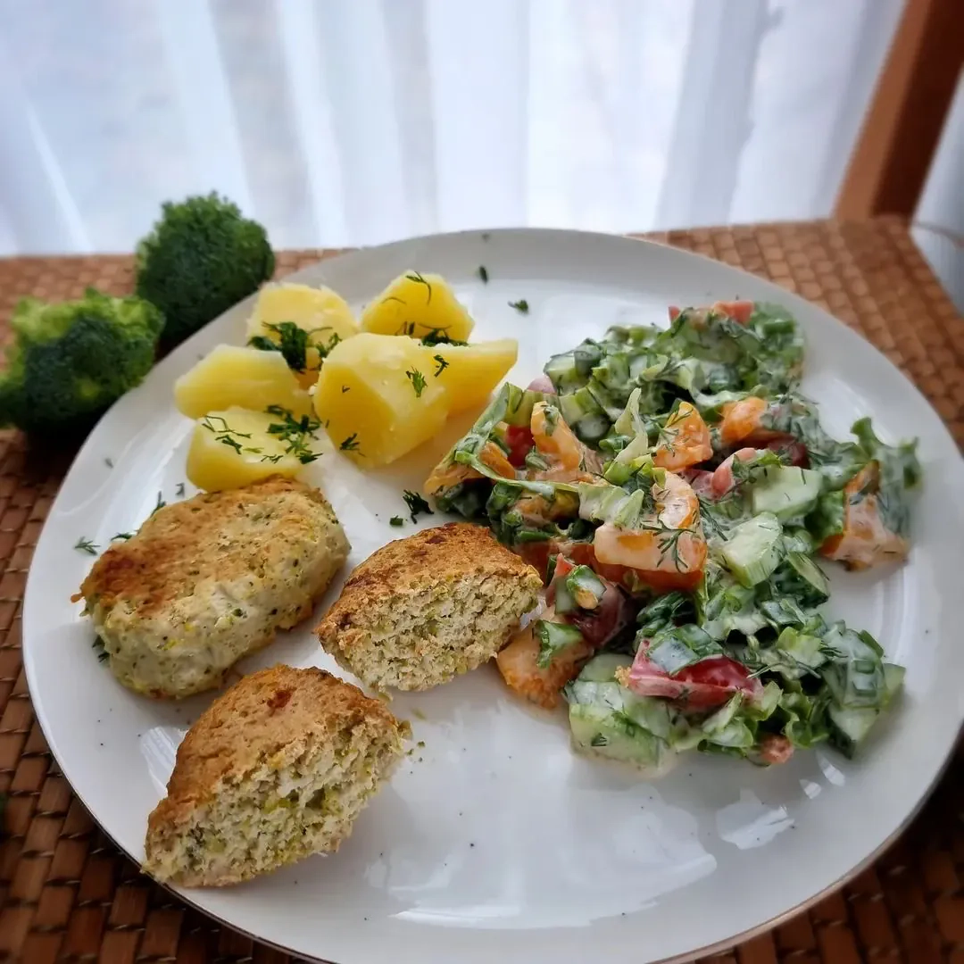 Vistas un brokoļu kotletes