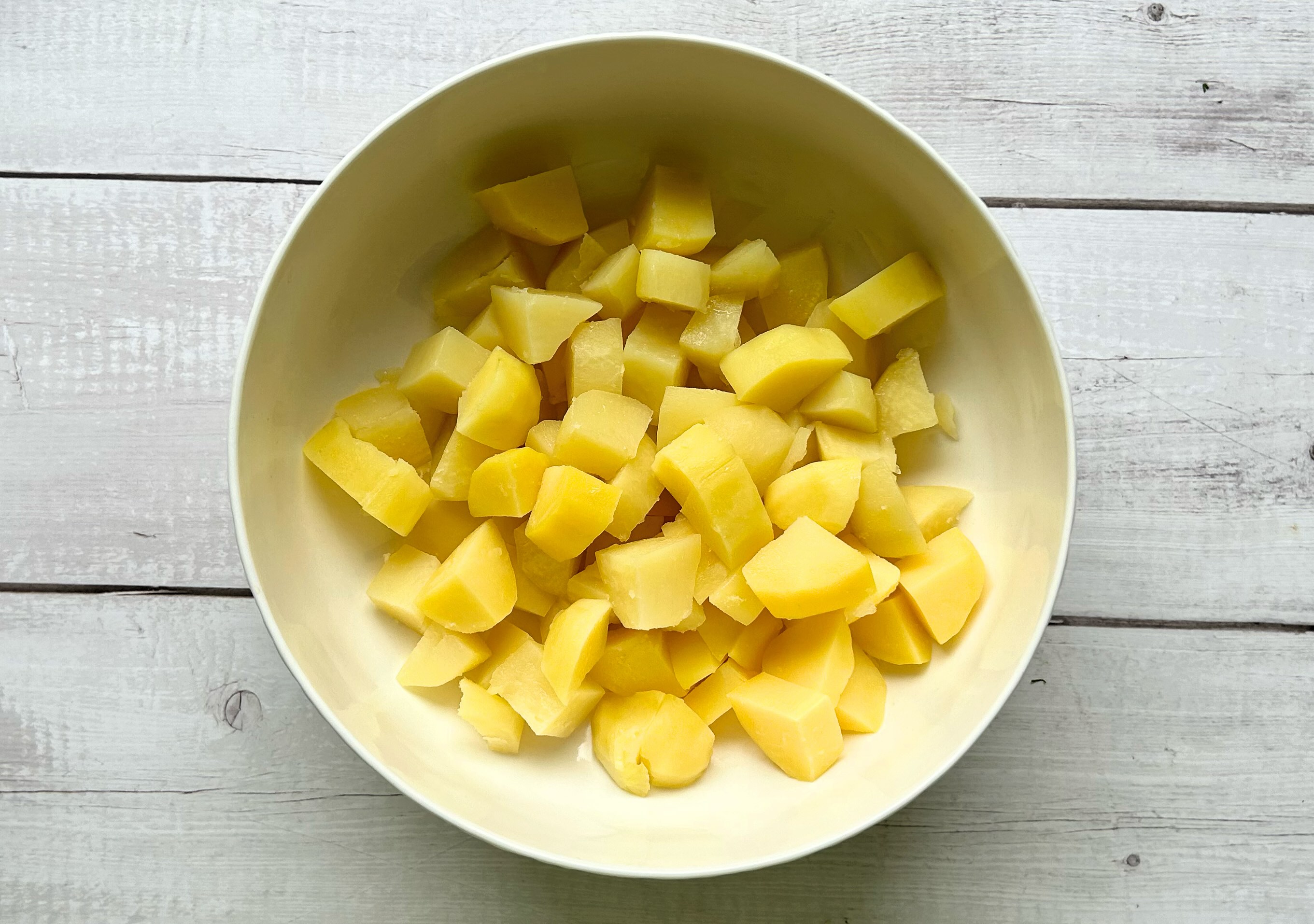 pjaustytos virtos bulvės