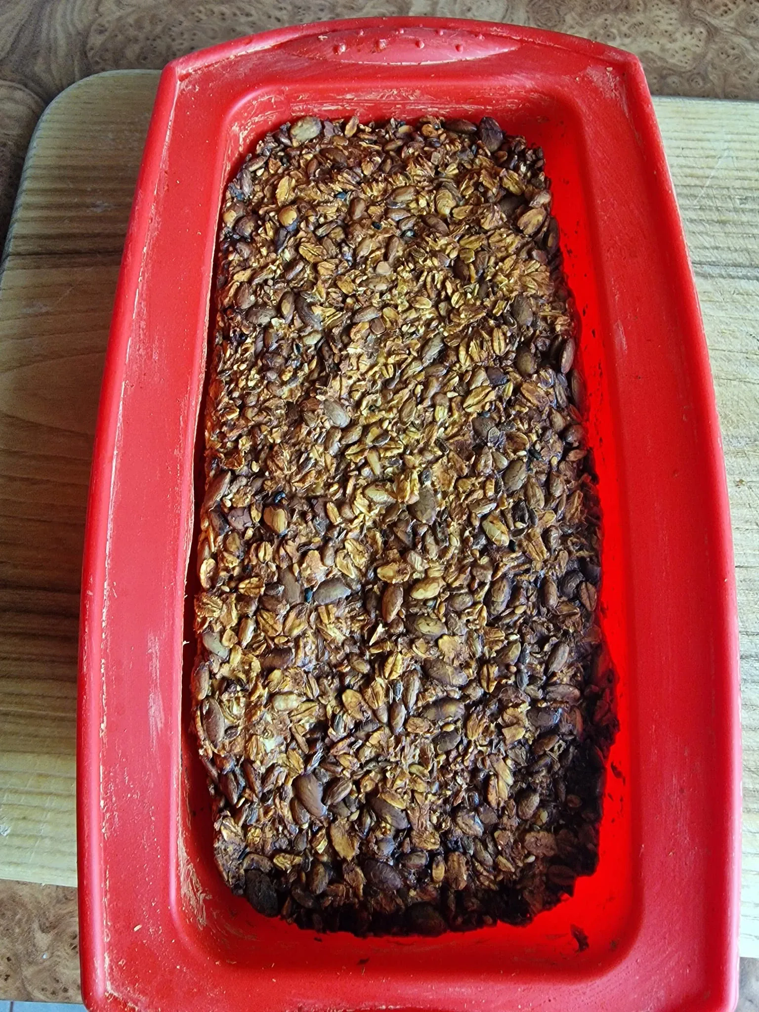 Avižinių dribsnių duona be miltų, su jogurtu, karšto oro gruzdintuvėje