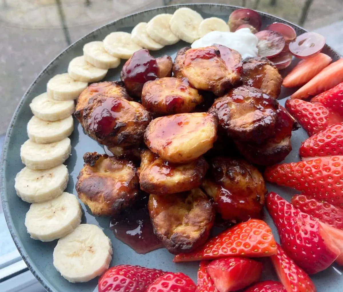 Varškėčiai karšto oro gruzdintuvėje - natūraliai saldūs