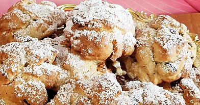 Sviestiniai sausainiai "Roksai" su razinomis