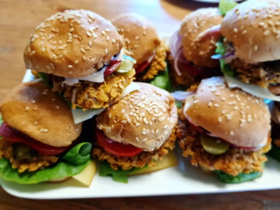 Mini mėsainių (burgerių) bandelės