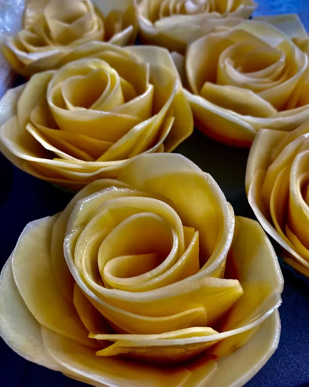 Keptos bulvės orkaitėje kitaip - roželių formos