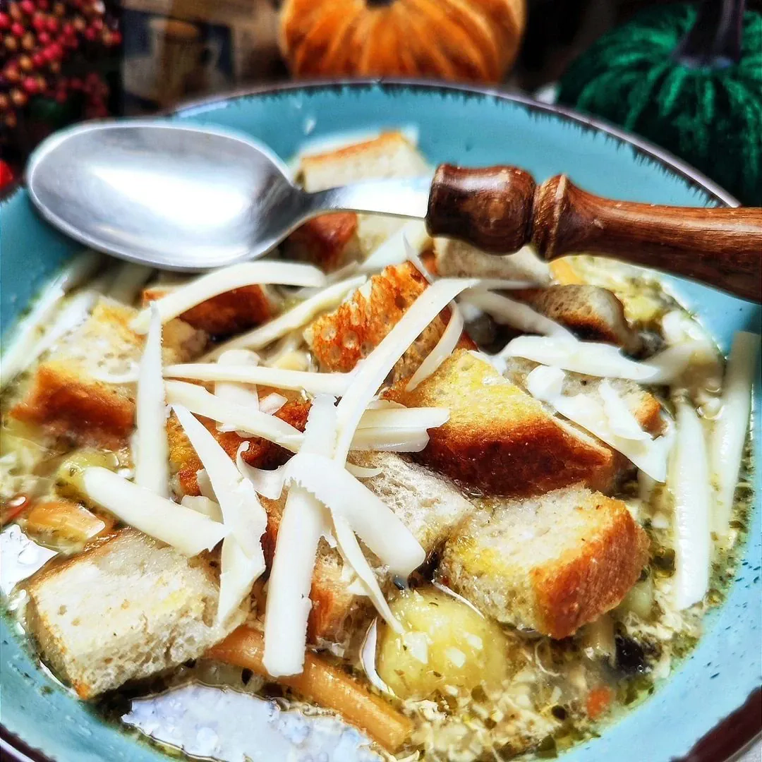 Česneková polévka - Czeska zupa czosnkowa Česneková polévka - Czeska zupa czosnkowa