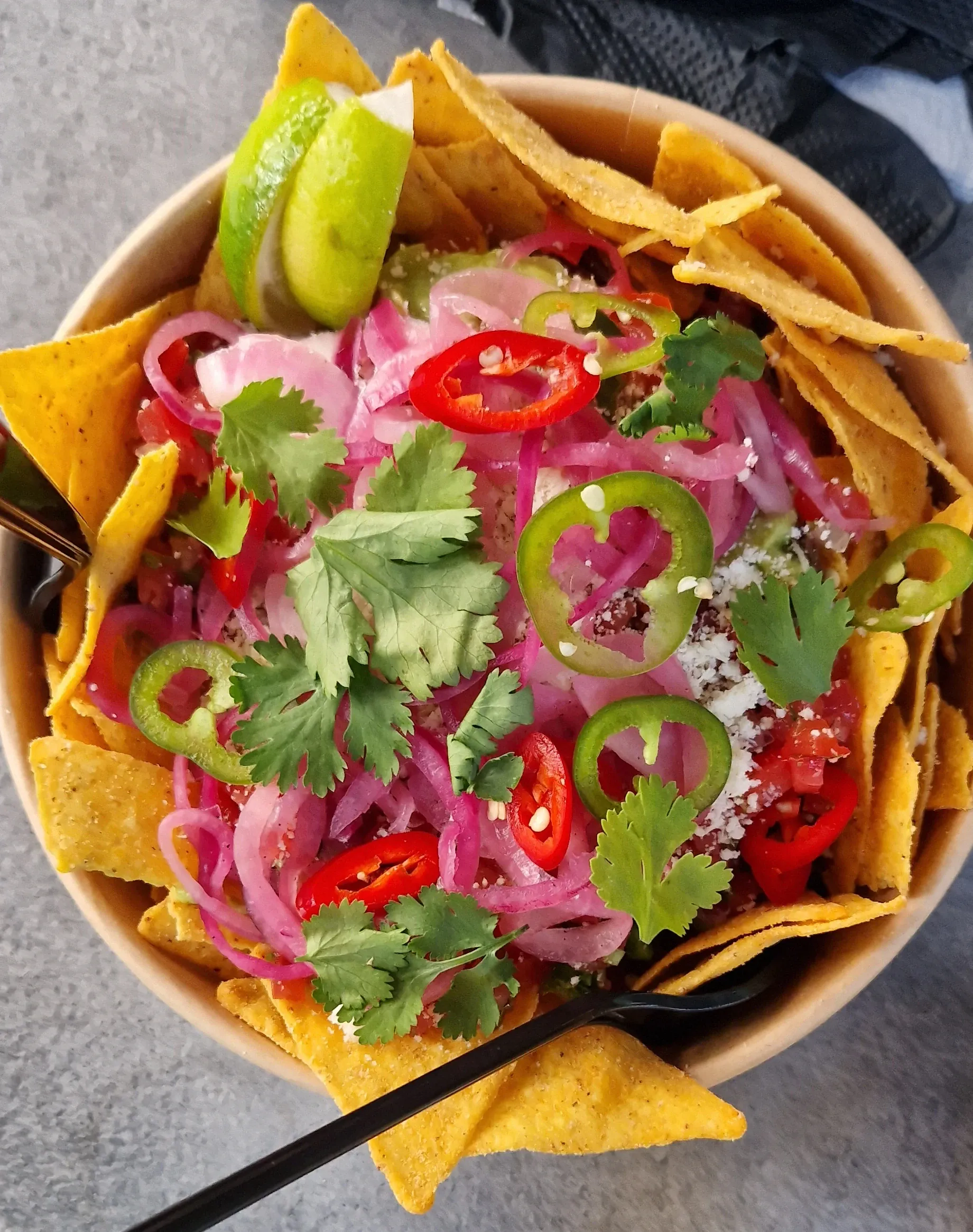 Nachos receptas su jautienos faršu ir sūriu