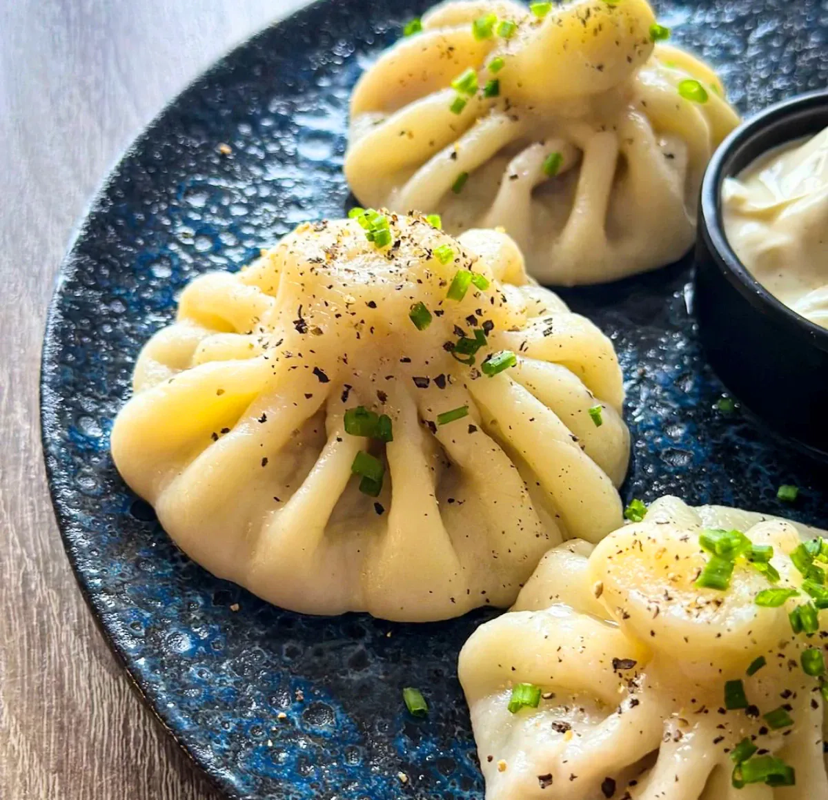 Naminiai gruziniški Chinkali koldūnai su mėsa