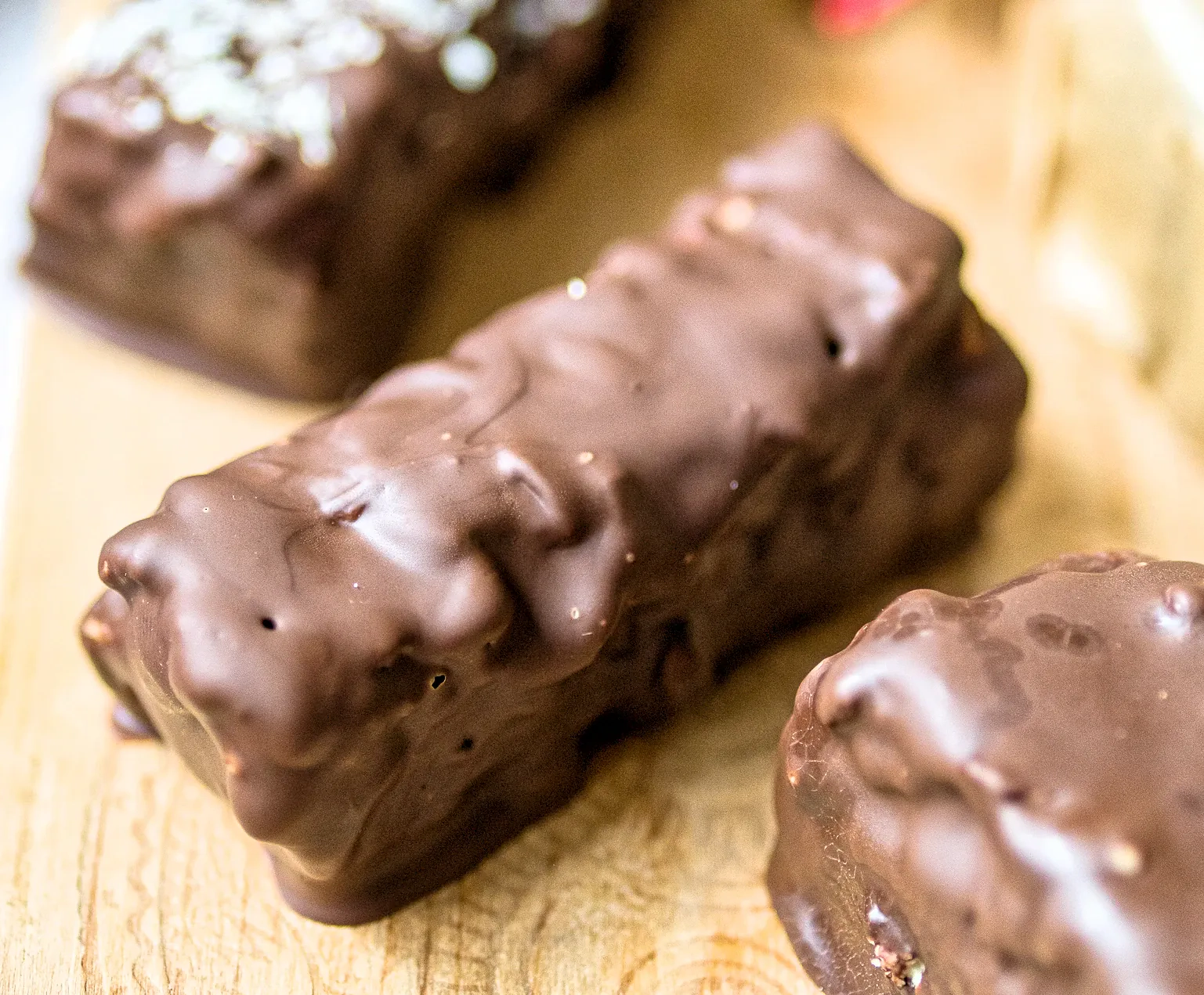 Karameliniai pūstų ryžių batonėliai