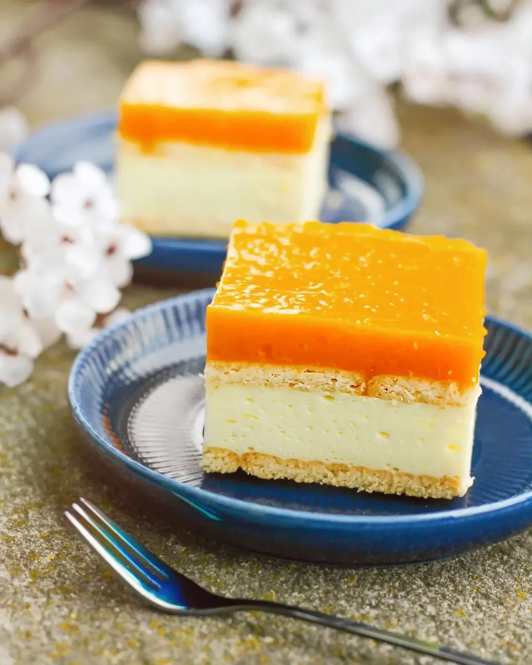 Sernik na zimno z mascarpone i mango🍰🥭