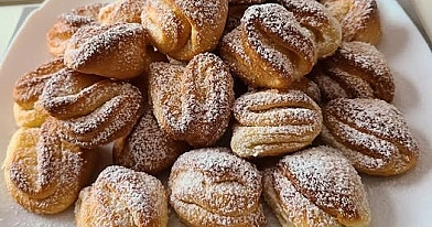 Nostalgiški varškiniai sausainiai "Bučinukai"