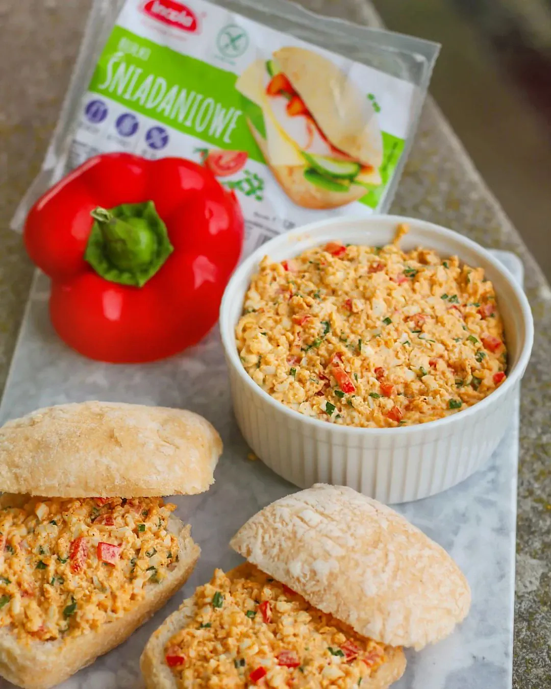 Paprykowa pasta jajeczna 🌶🫑