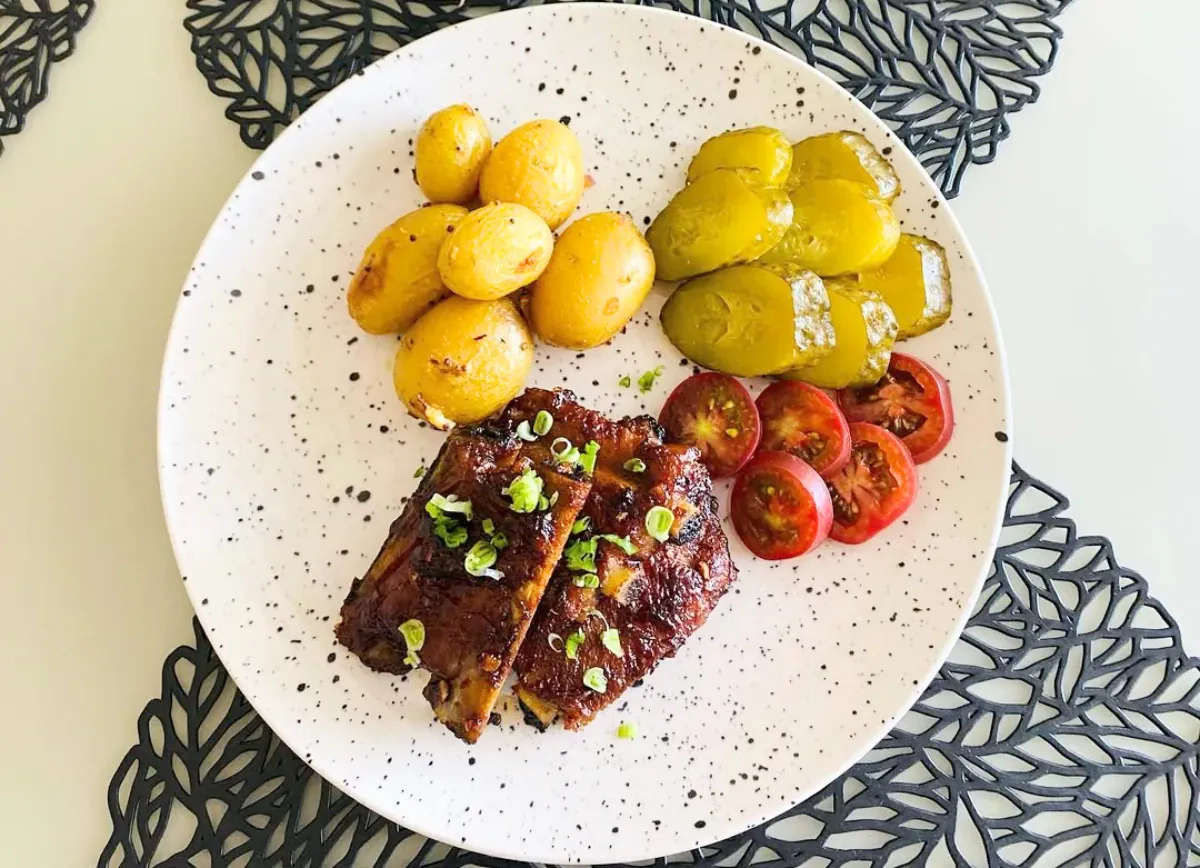 Barbekiu šonkauliukai orkaitėje