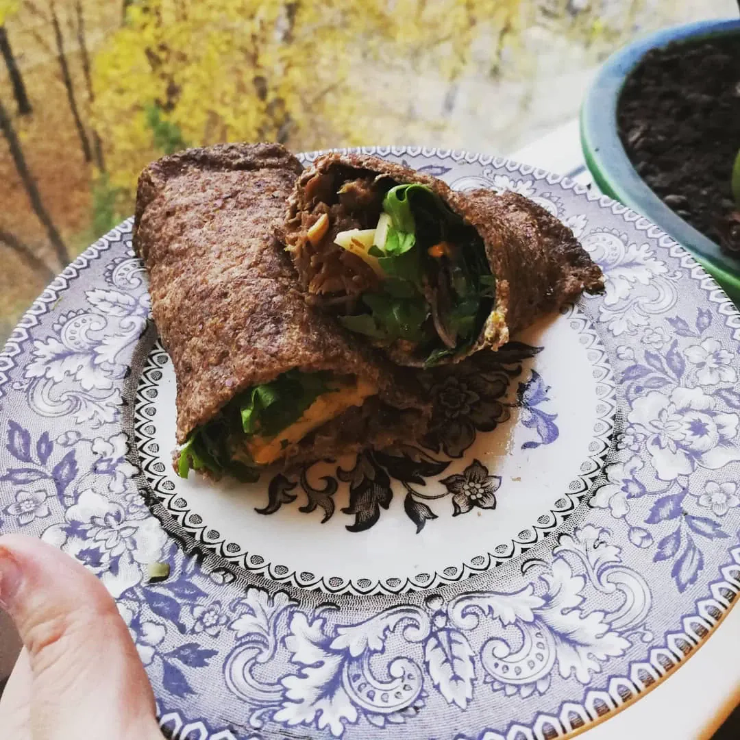 Linų sėmenų keto tortilijos