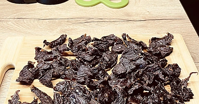 Džiovintos jautienos juostelės karšto oro gruzdintuvėje (Jerky Beef)