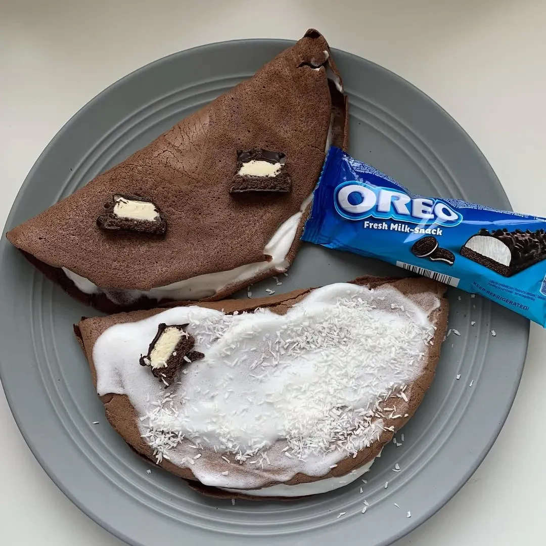 Omlet czekoladowy a’la Oreo