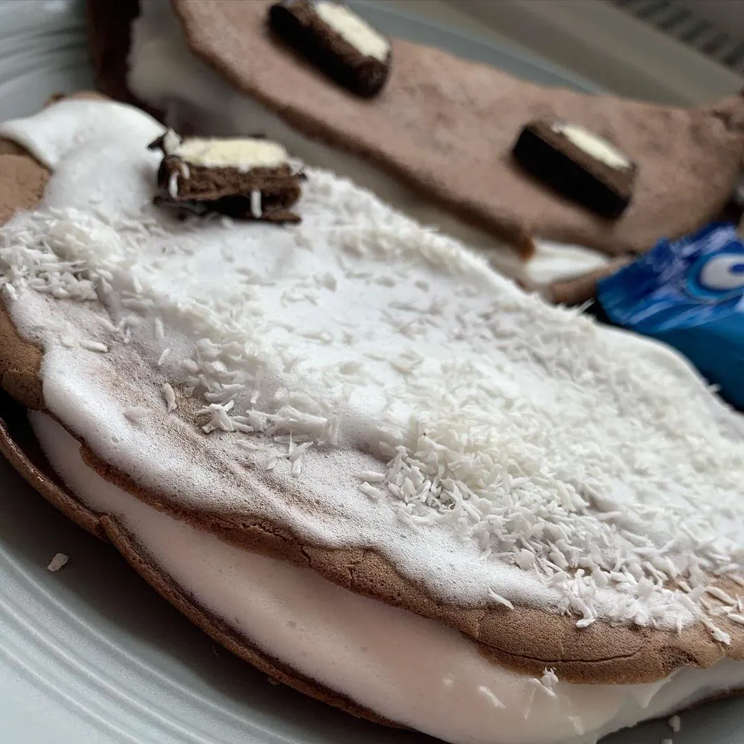 Omlet czekoladowy a’la Oreo