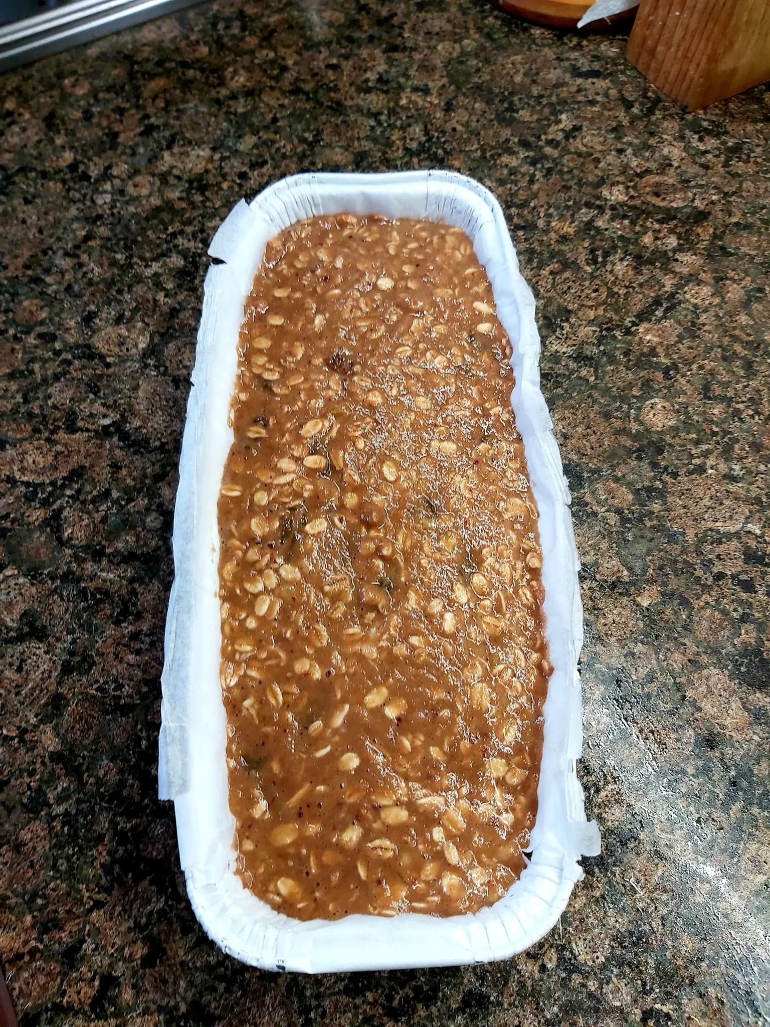 Keksas be miltų ir cukraus su bananais ir obuoliais