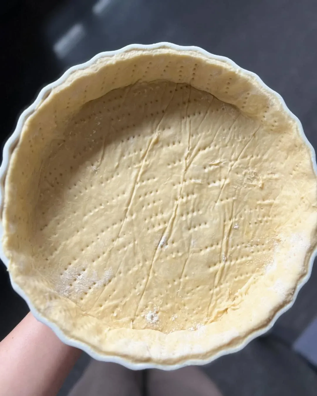 Kišas su špinatais, feta ir pomidorais