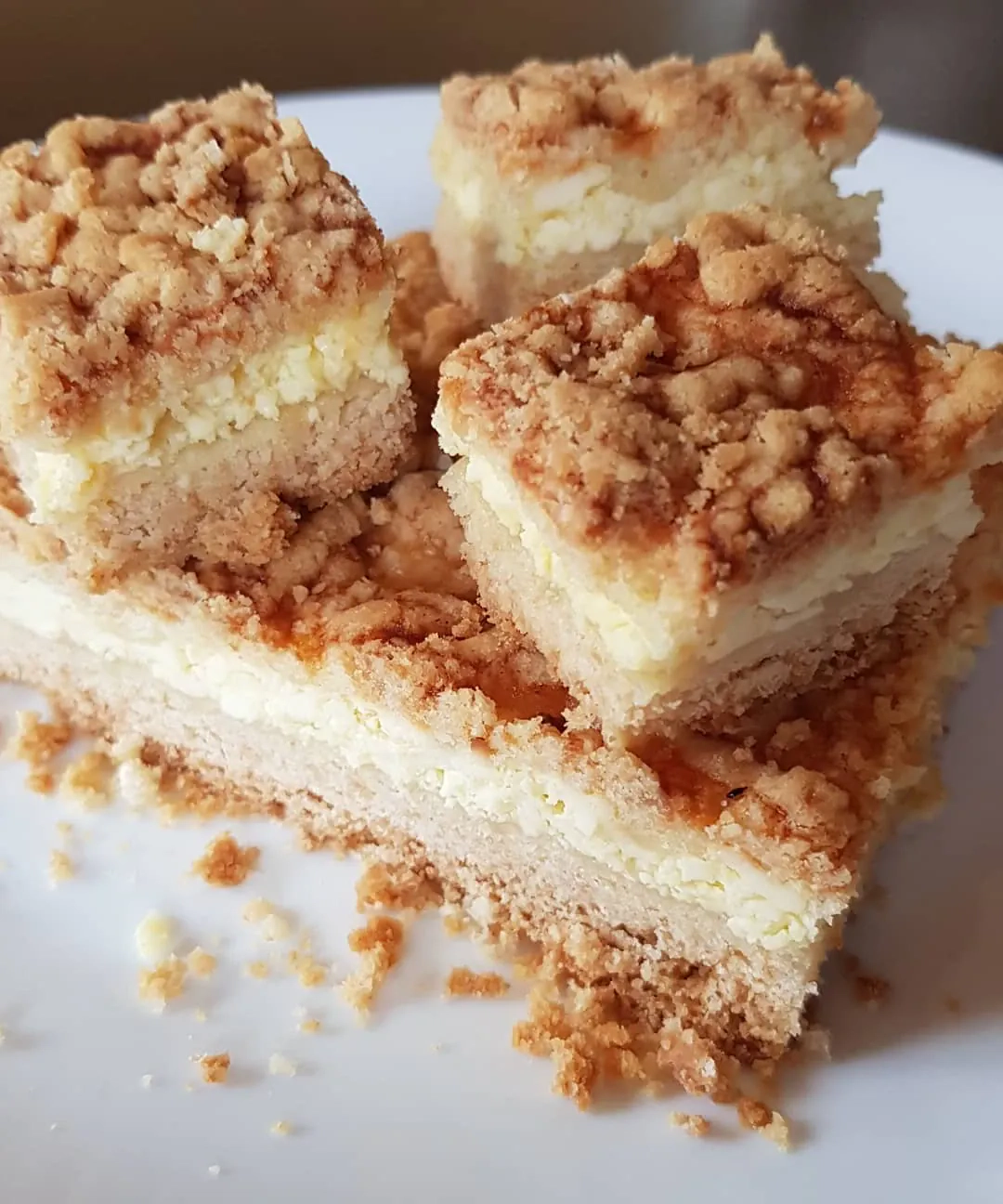 Labai skanus trupininis pyragas su varške