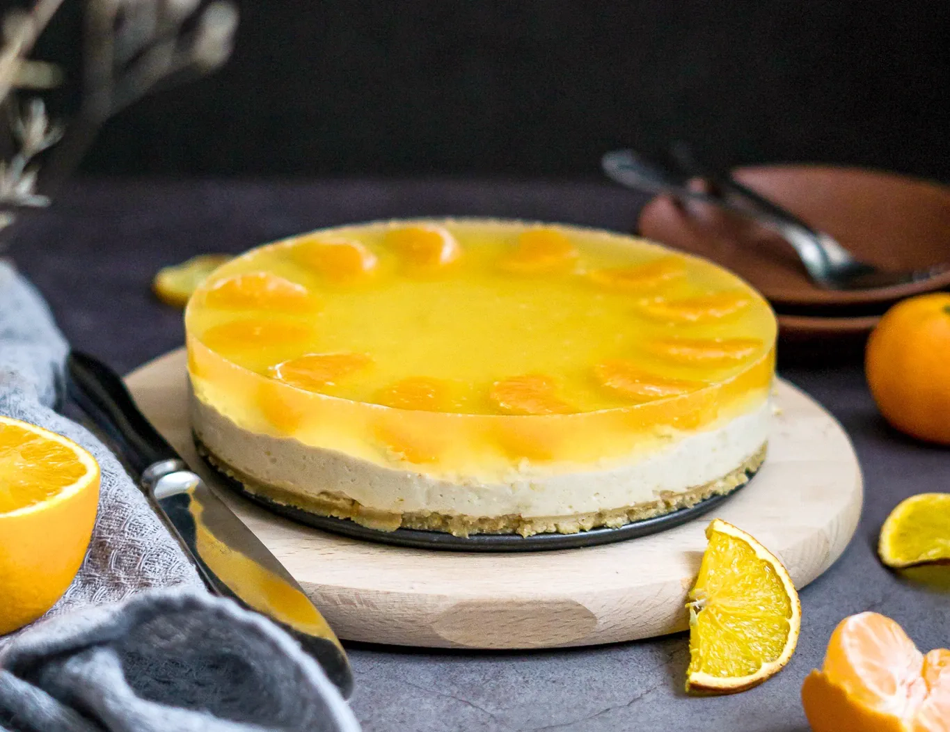 Mandarinų tortas Kūčioms