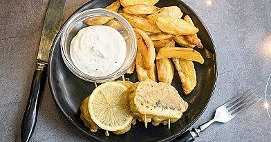 Tofu "žuvies" piršteliai