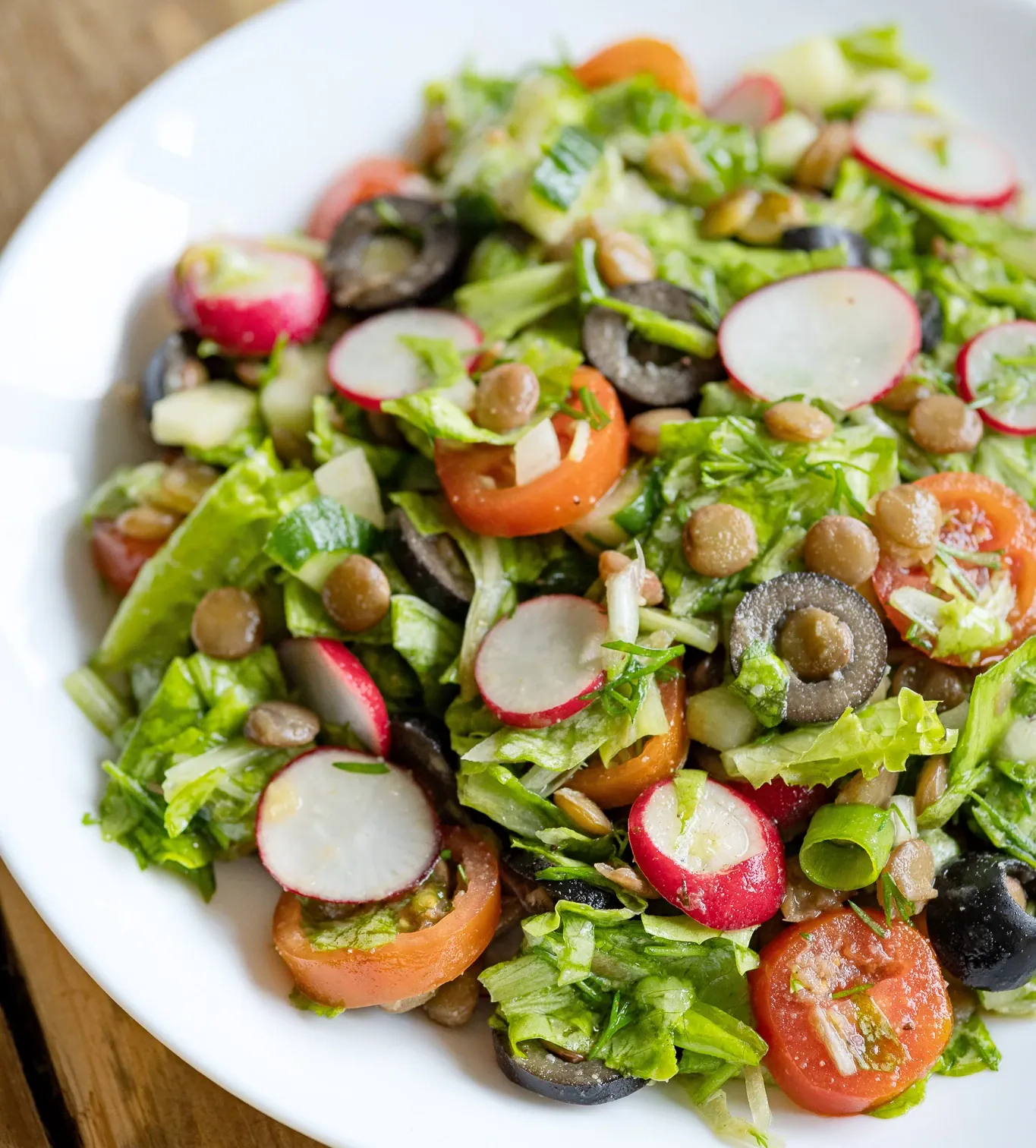 Pavasario salotos su lęšiais