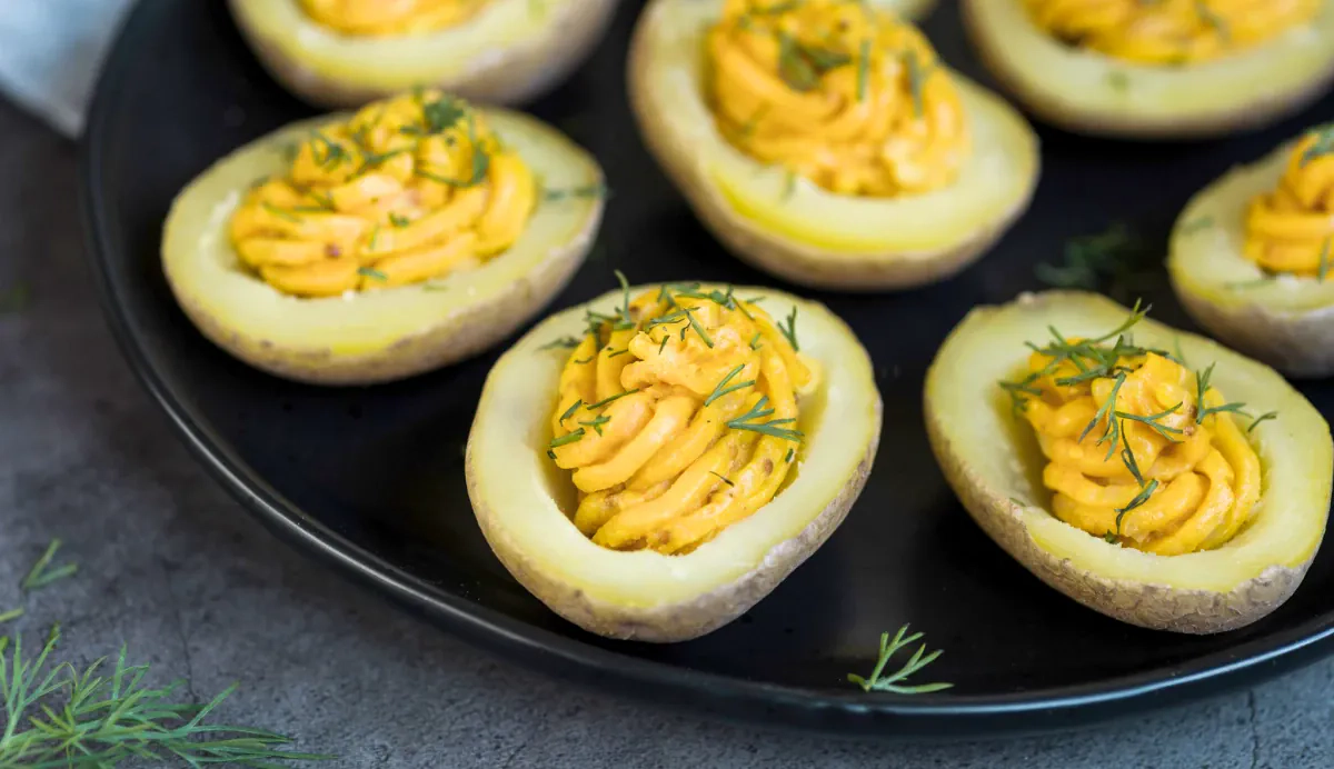 Įdarytos bulvytės užkandžiams