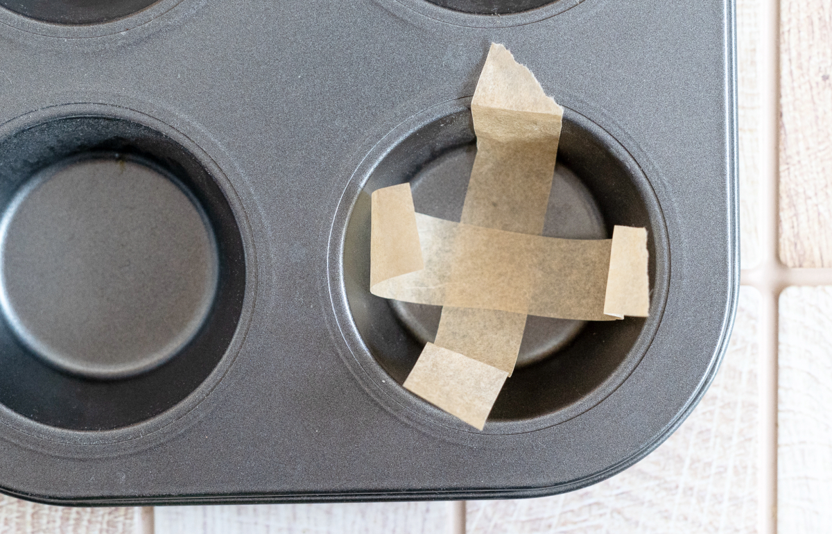 popieriaus juostelės formoje