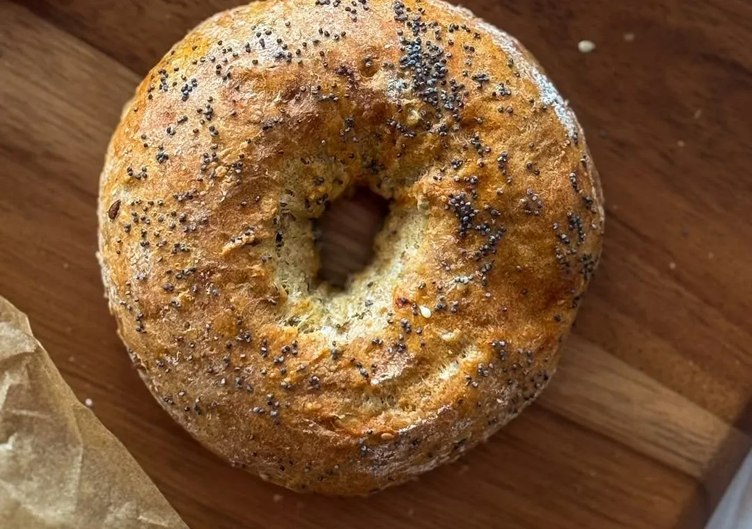 Baltymingi varškės beigeliai be mielių