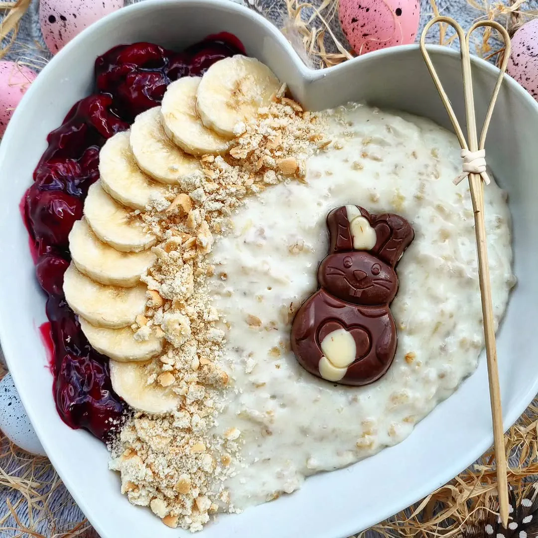 Avižinė košė su sūrio pyrago skoniu