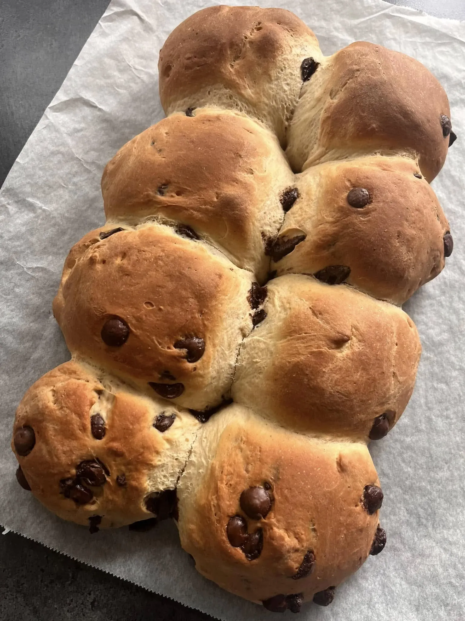 Daniškos mielinės bandelės su šokoladu (chokoladeboller) 🍪🍪🍪