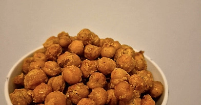 Kepti konservuoti avinžirniai su prieskoniais ir parmezanu, karšto oro gruzdintuvėje 😋