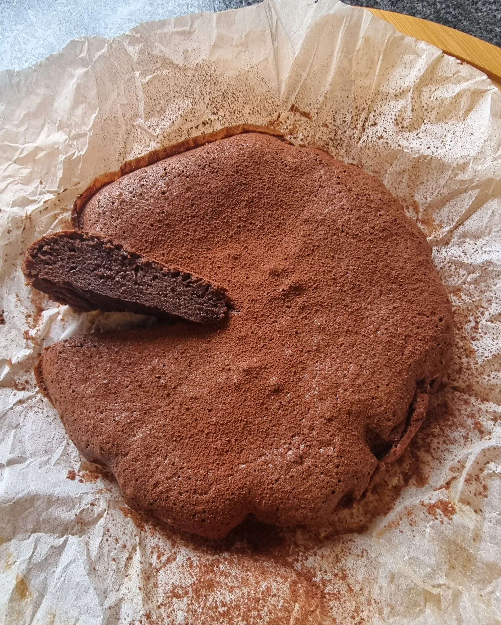 Nutellos braunis "brownie", karšto oro gruzdintuvėje