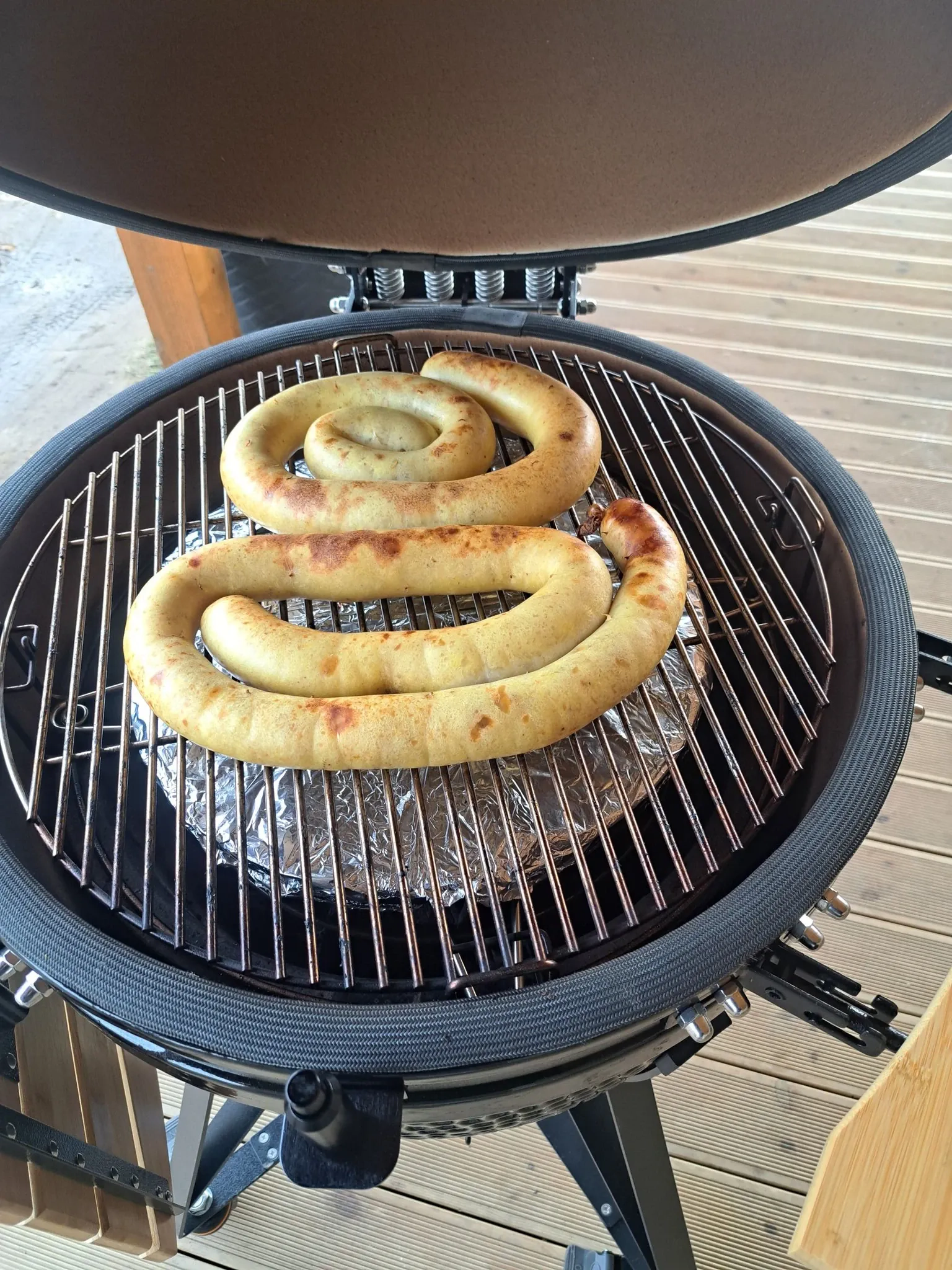 Skaniausi bulviniai vėdarai, kamado tipo grilyje