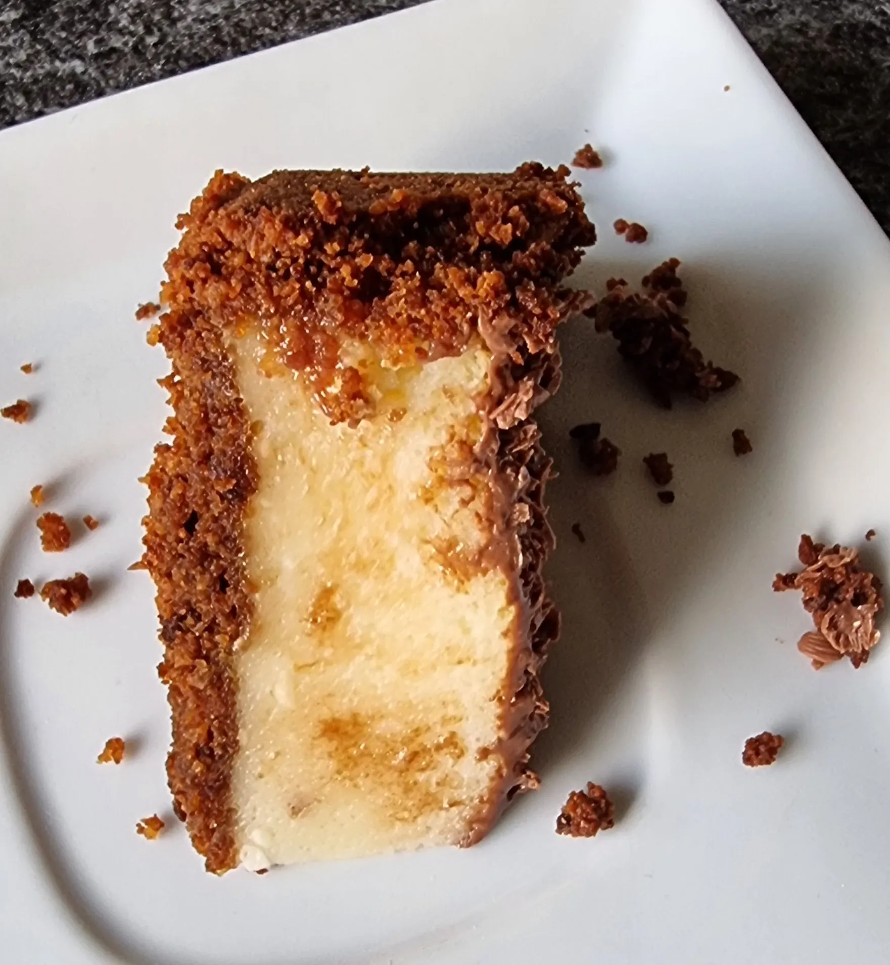 Keptas Philadelphia sūrio pyragas su grietinėle, karšto oro gruzdintuvėje