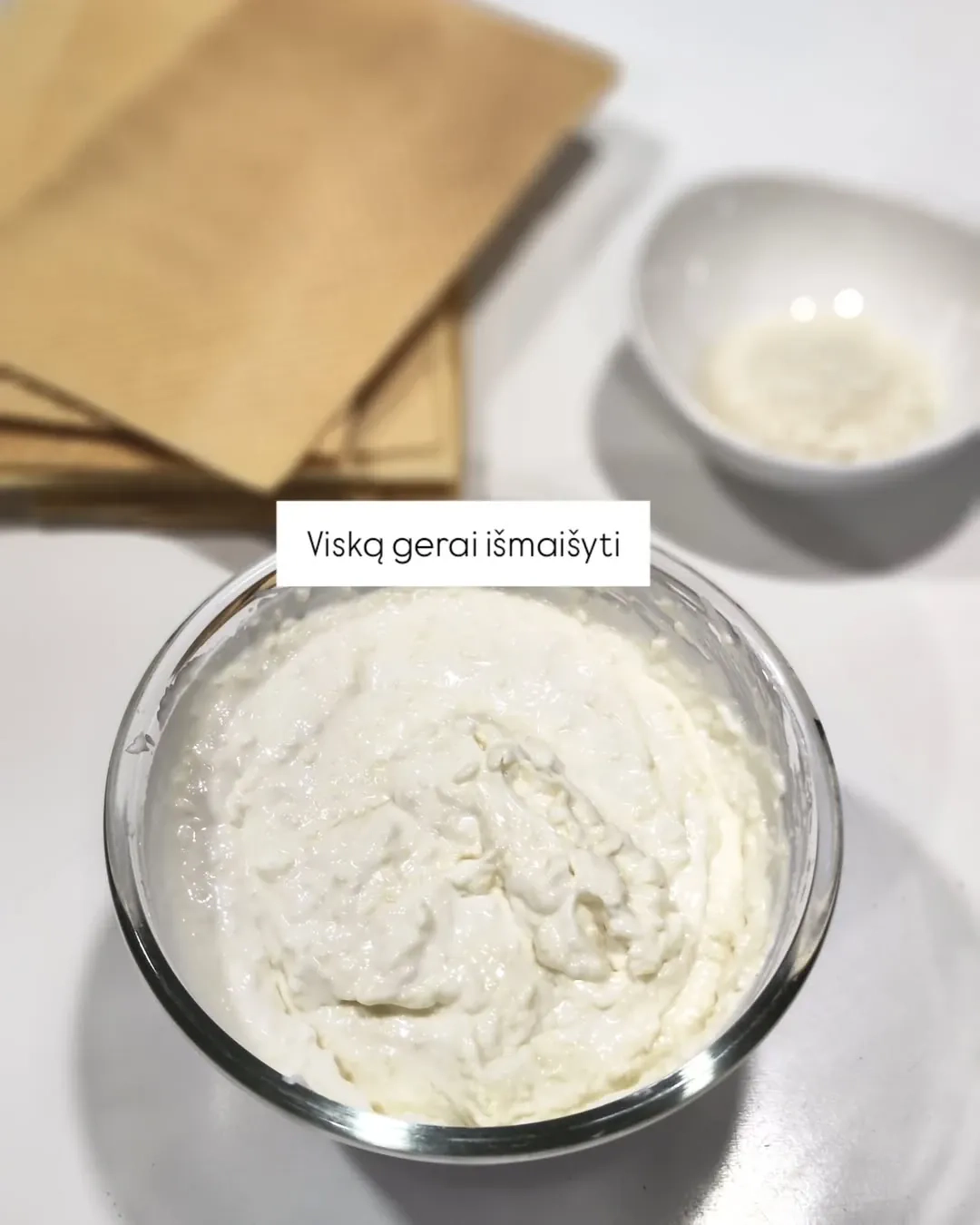 Greitas kokosinis tortas su kremine varške, per 10 minučių