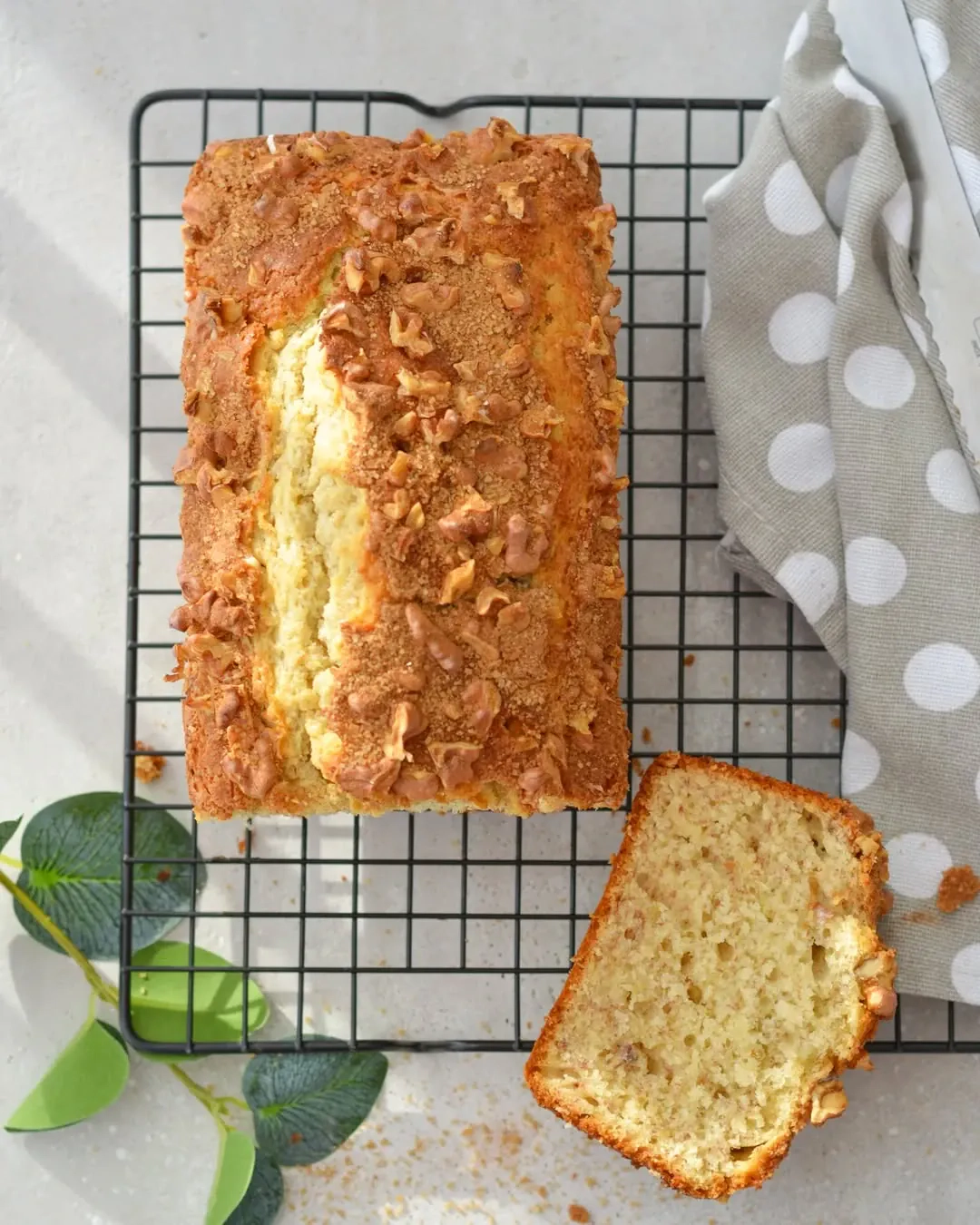 Keksas su bananais ir avižiniais dribsniais