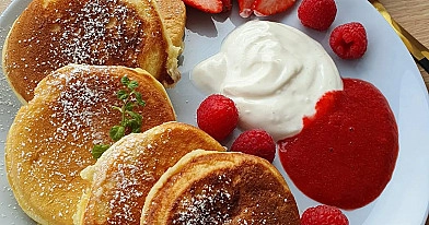 Purūs blynai su obuoliais