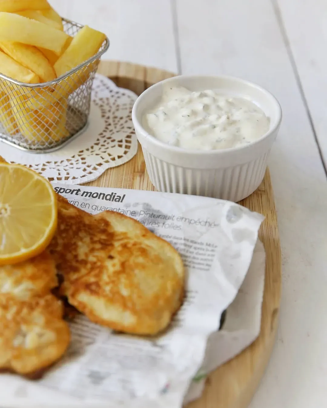 Greita kepta žuvis tešloje su majonezu