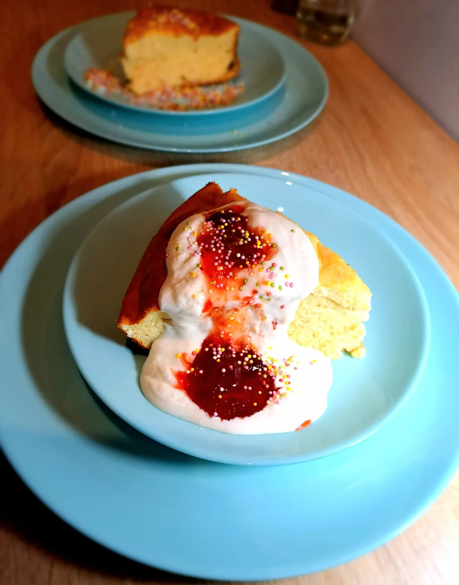 Varškės apkepas su rikota ir ryžių miltais