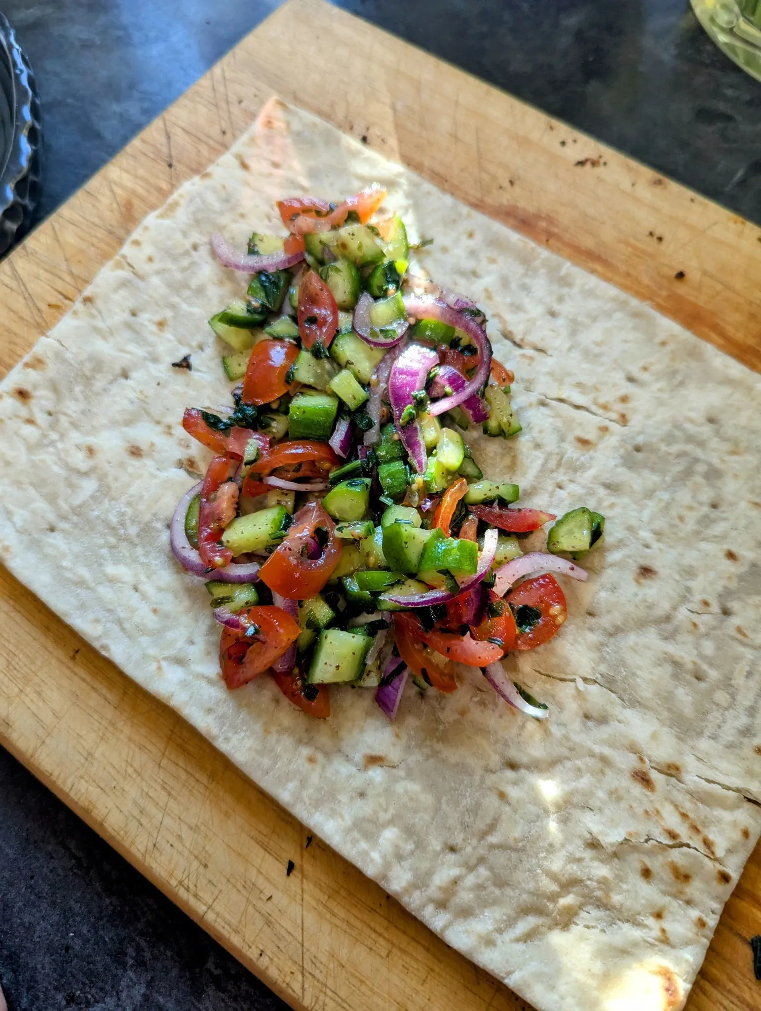 Turkiška vištienos šavarma (shawarma) arba kebabas