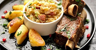 Jautienos šonkauliukai su BBQ padažu kepti orkaitėje