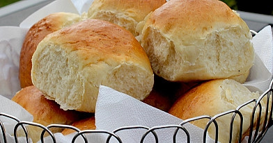 Kvietinių miltų bandelės