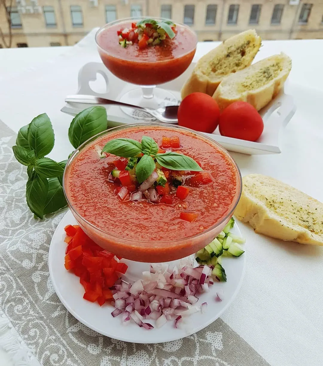Gazpacho - šalta pomidorų sriuba